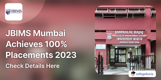 JBIMS Mumbai Achieves 100% Placements 2023 with Record Average Salary of INR 28.02 LPA; Check Details Here